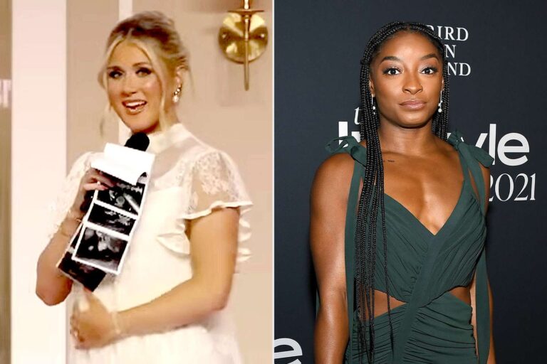 Riley Gaines Anuncia su Embarazo y Lanza un Dardo a Simone Biles
