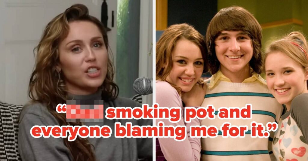 Reacción de una excompañera de Miley Cyrus en "Hannah Montana" a su confesión sobre fumar marihuana en el set
