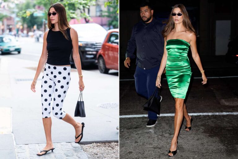 Hailey Bieber y su regreso a los capris: Dos looks glamorosos para el calor de Nueva York