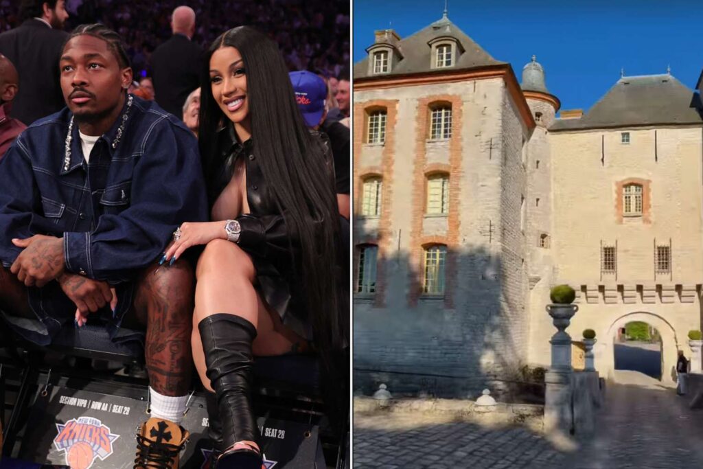 Cardi B Muestra el Castillo de Ensueño que Stefon Diggs Alquiló para Ella en Francia