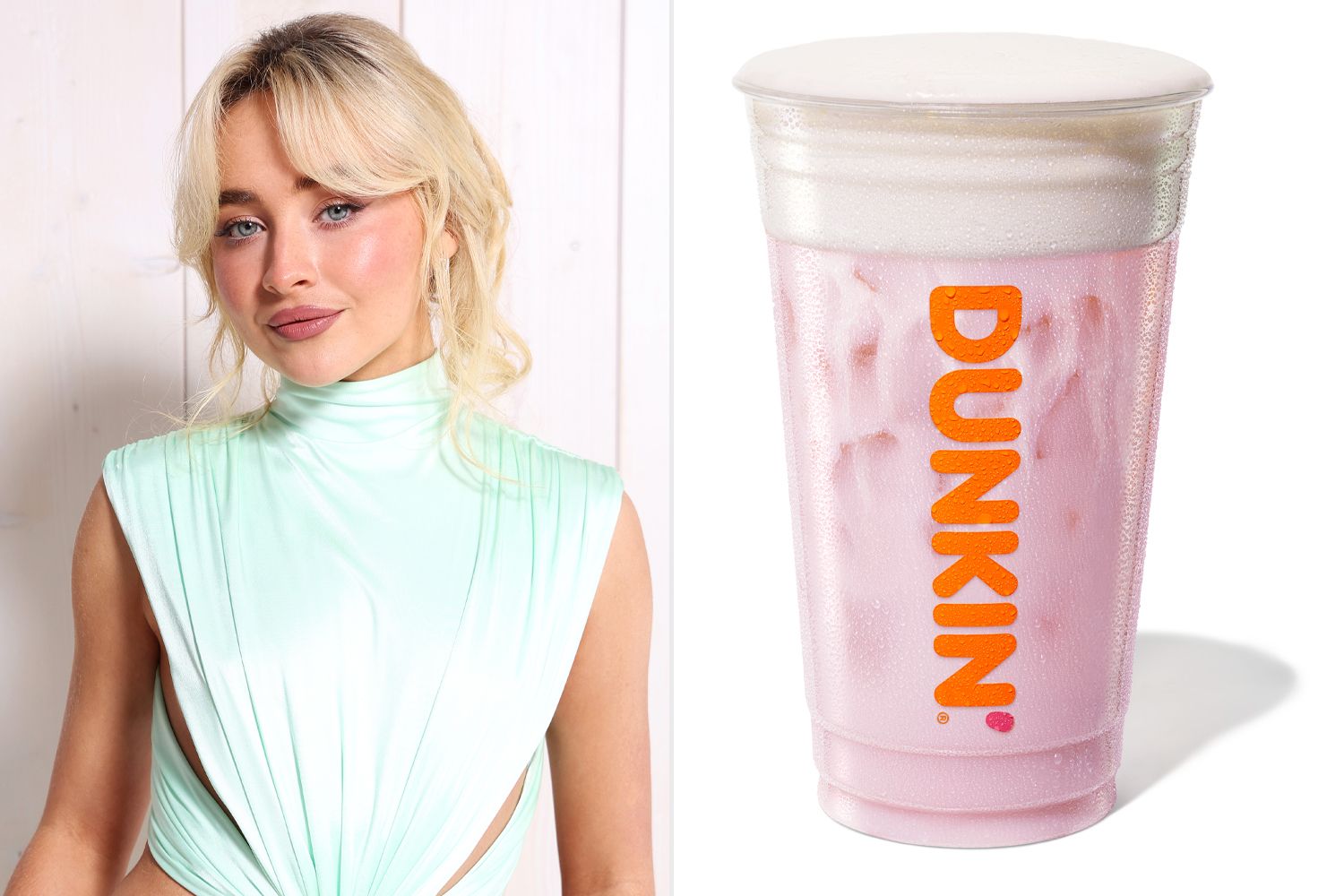 Sabrina Carpenter se une a Dunkin' para el nuevo Strawberry Dream Refresher