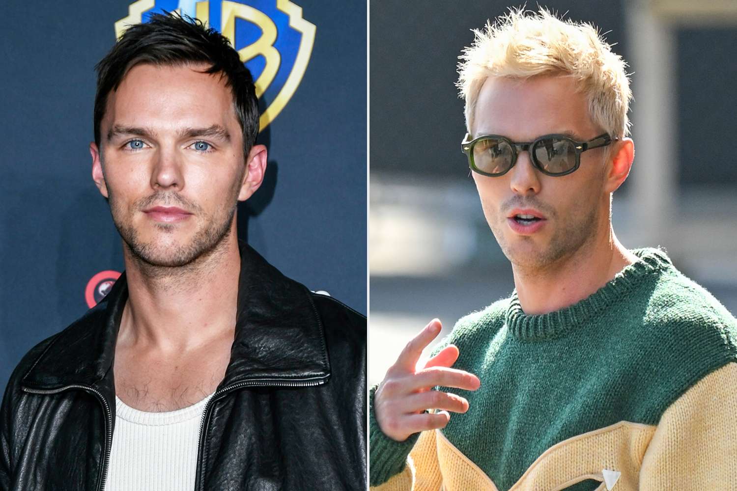 Nicholas Hoult sorprende con su atrevido cambio de look a rubio platino para el verano