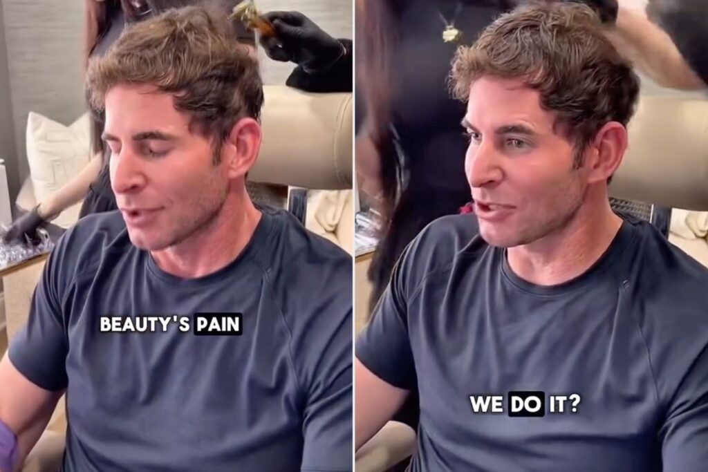 Tarek El Moussa comparte sus secretos para el cabello: 'No, no uso peluca'