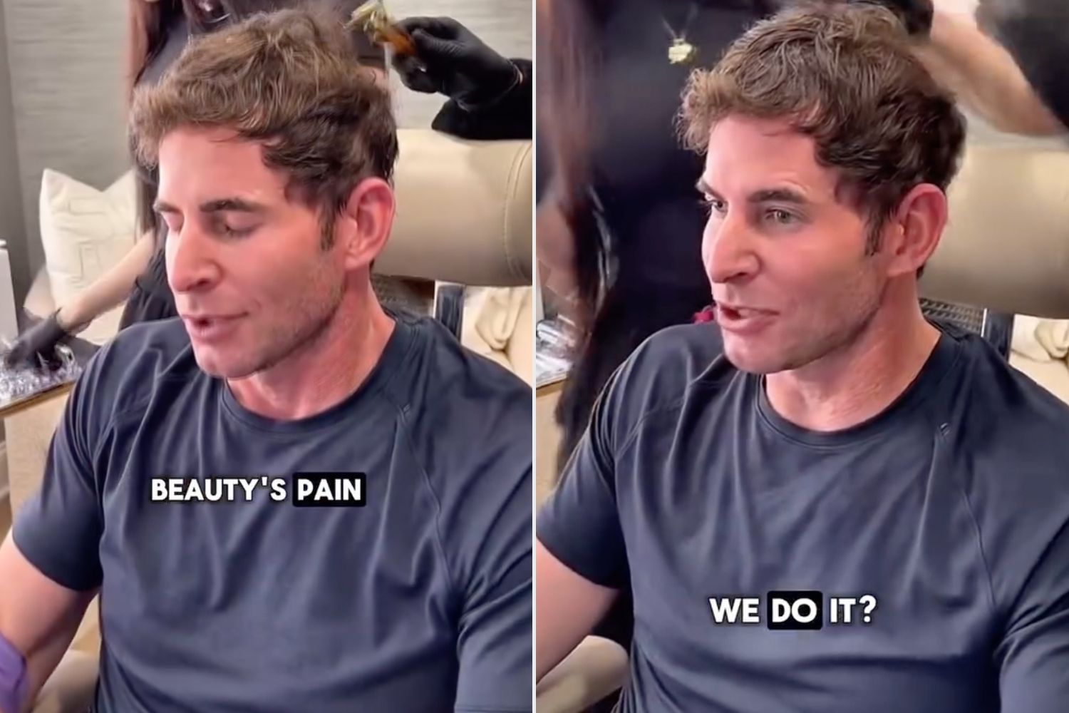 Tarek El Moussa comparte sus secretos para el cabello: 'No, no uso peluca'