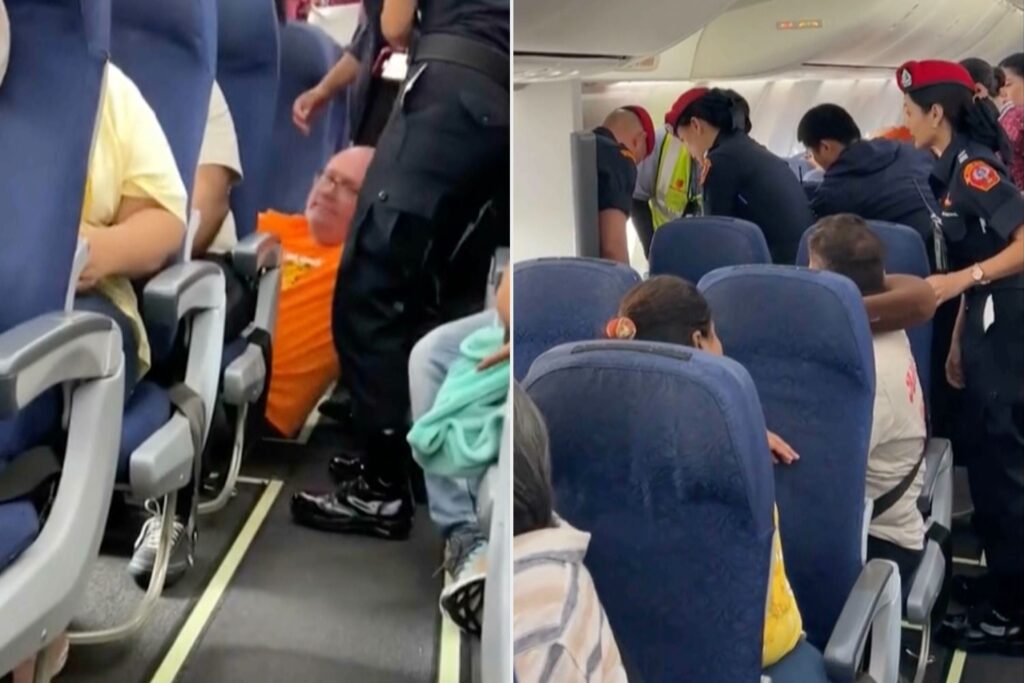 Pasajero Esforzado a Bajar de un Avión Tras un Altercado por Cambiar de Asiento