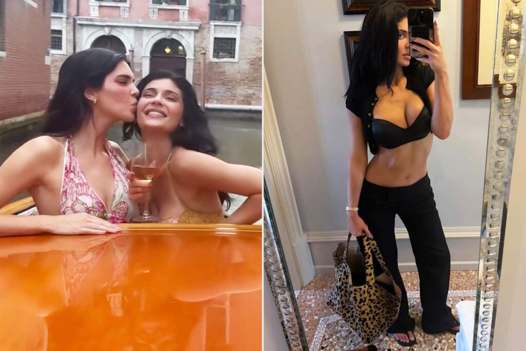 Kylie Jenner muestra detrás de cámaras de su glamoroso viaje a Venecia para la boda de Jeff Bezos y Lauren Sánchez con su hermana Kendall