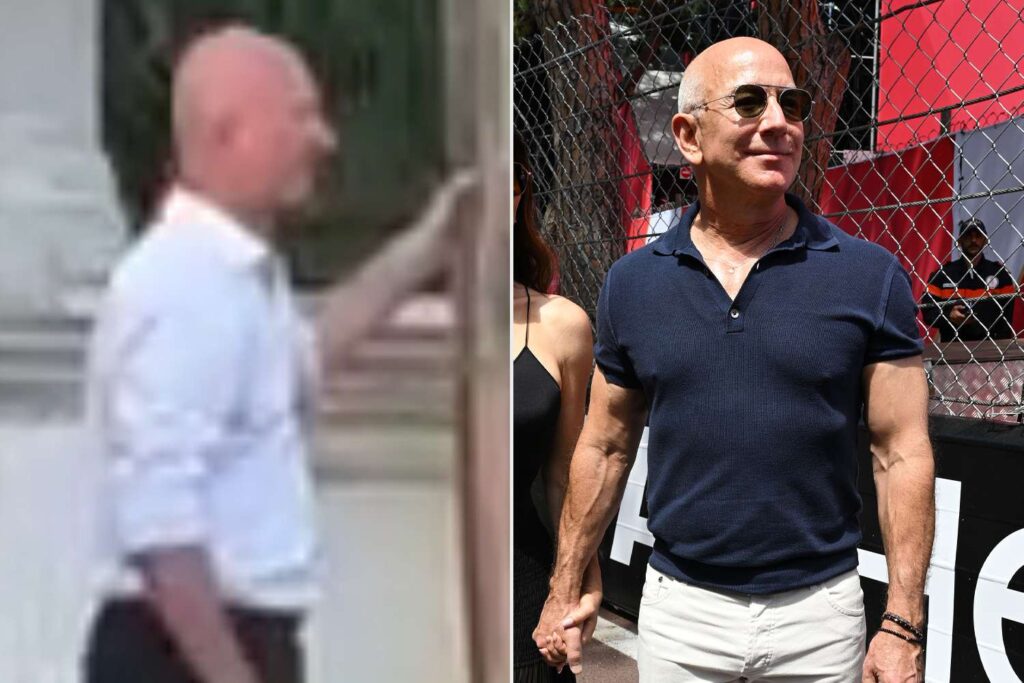 Multitudes siguen a un falso 'Jeff Bezos' por Venecia