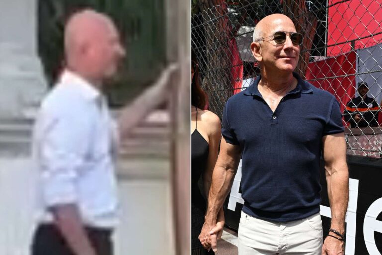 Multitudes siguen a un falso 'Jeff Bezos' por Venecia