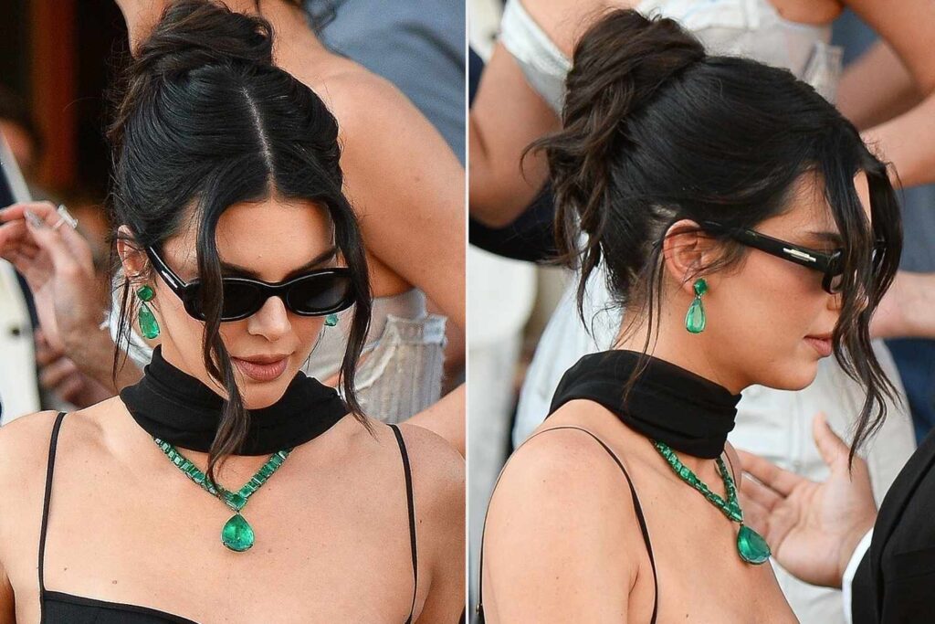 Kendall Jenner brilla con 250 quilates de esmeraldas en la boda de Jeff Bezos y Lauren Sánchez