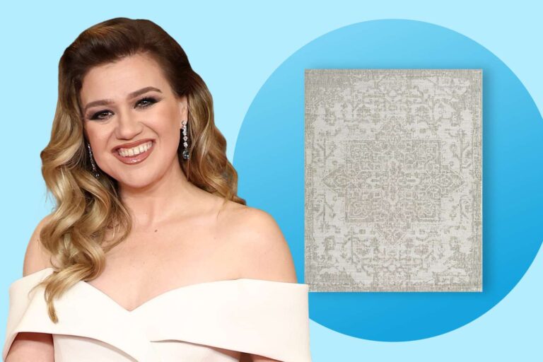 La alfombra resistente a manchas de Kelly Clarkson, ideal para dueños de mascotas, ¡y en oferta desde $25!